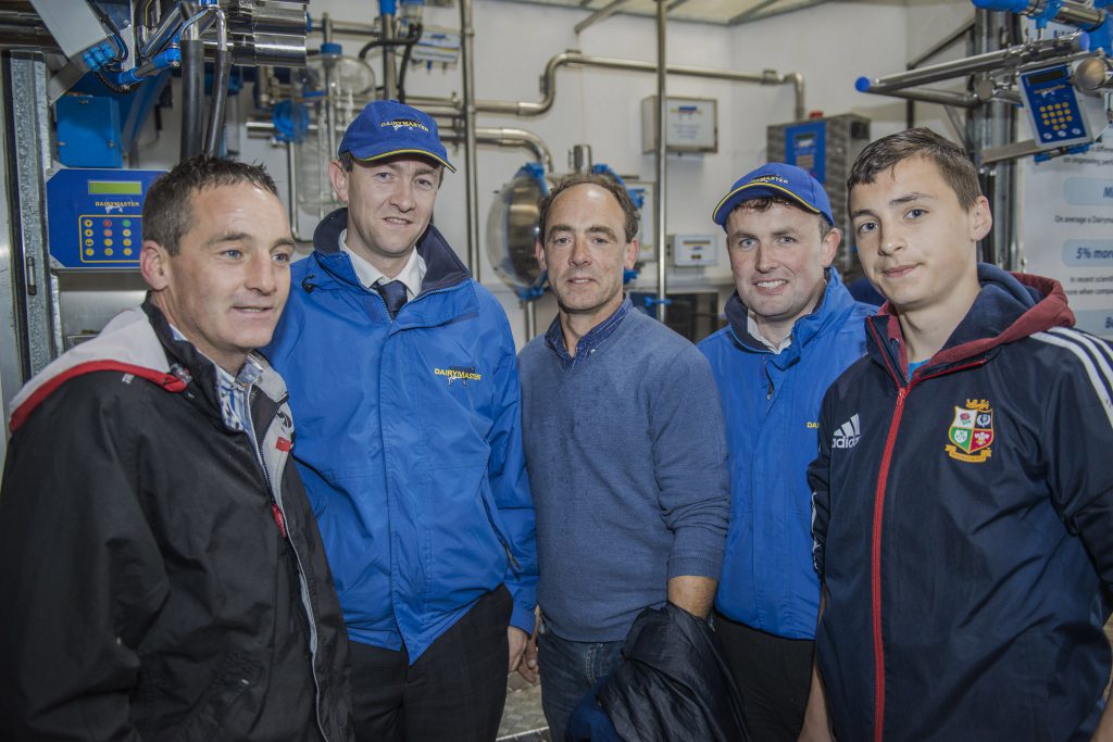 Con Desmond, Inniscarra, Noel Scanlon, Dairymaster, Brian Murphy, Ovens, Pat Ryan, Dairymsaster &amp; Gordon Desmond, Inniscarra. Photo O'Gorman Photography