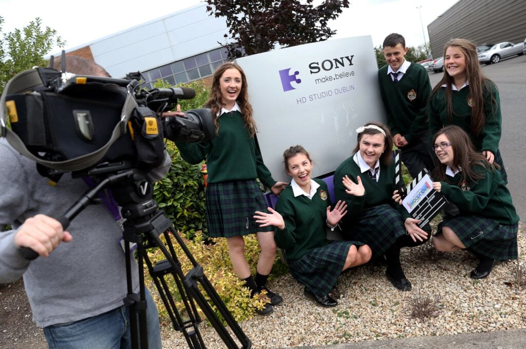 Pictured at TV3/3e are the TY students from Ard Scoil na Tríonóide were Emma Owens, Anna Cully, Adam Ryan, Ellen Purcell, Clodagh Walsh and Eadaoin Burgess. Picture Patrick Bolger.