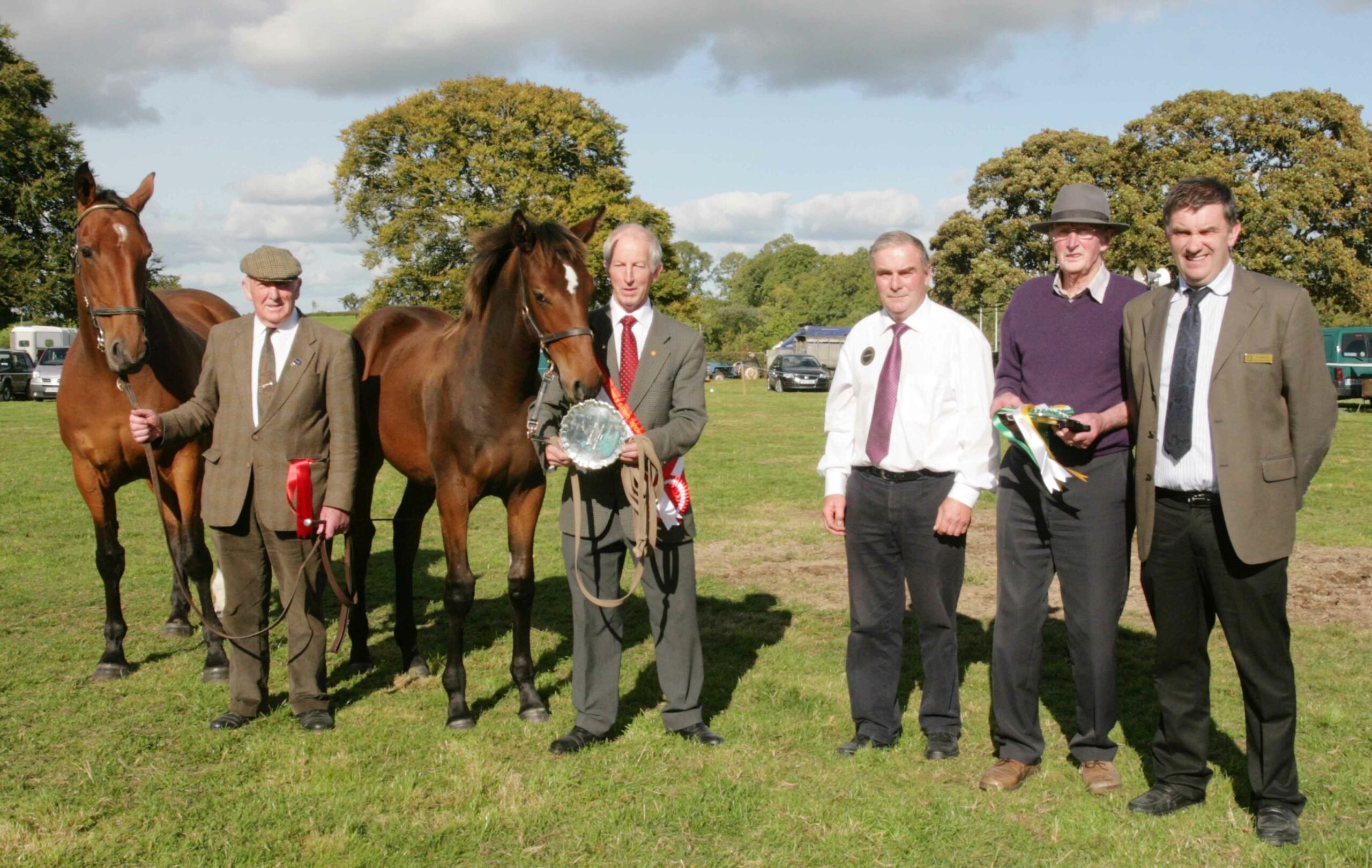Pat and Mary Lennon from Glasson Athlone winning champion horse of the show.