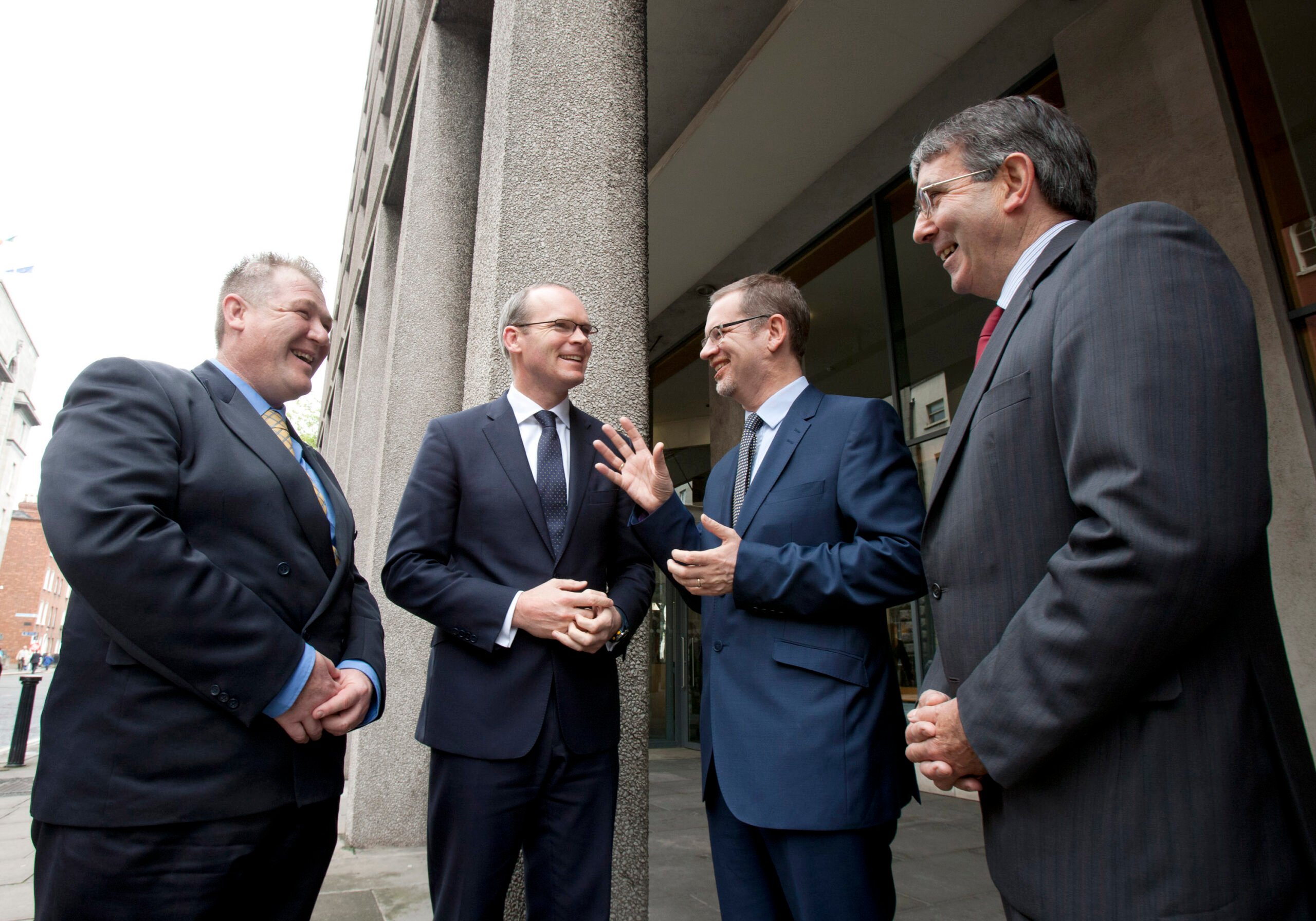 Pictured launching the initiative are from left Billy Goodburn, ICOS Skillnet Manager; Agriculture Minister, Simon Coveney T.D., Alan Nuzum, CEO of Skillnets and Seamus O’Donohoe, CEO of the Irish Co-operative Organisation Society (ICOS).