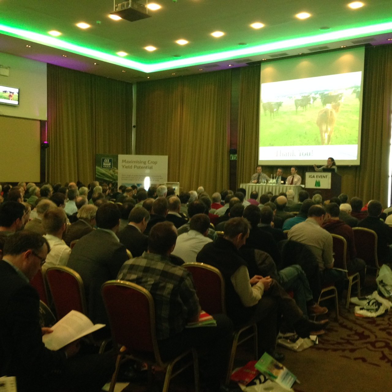 A selection of the crowd at today’s Irish Grassland Association 2015 Dairy Conference in Cork