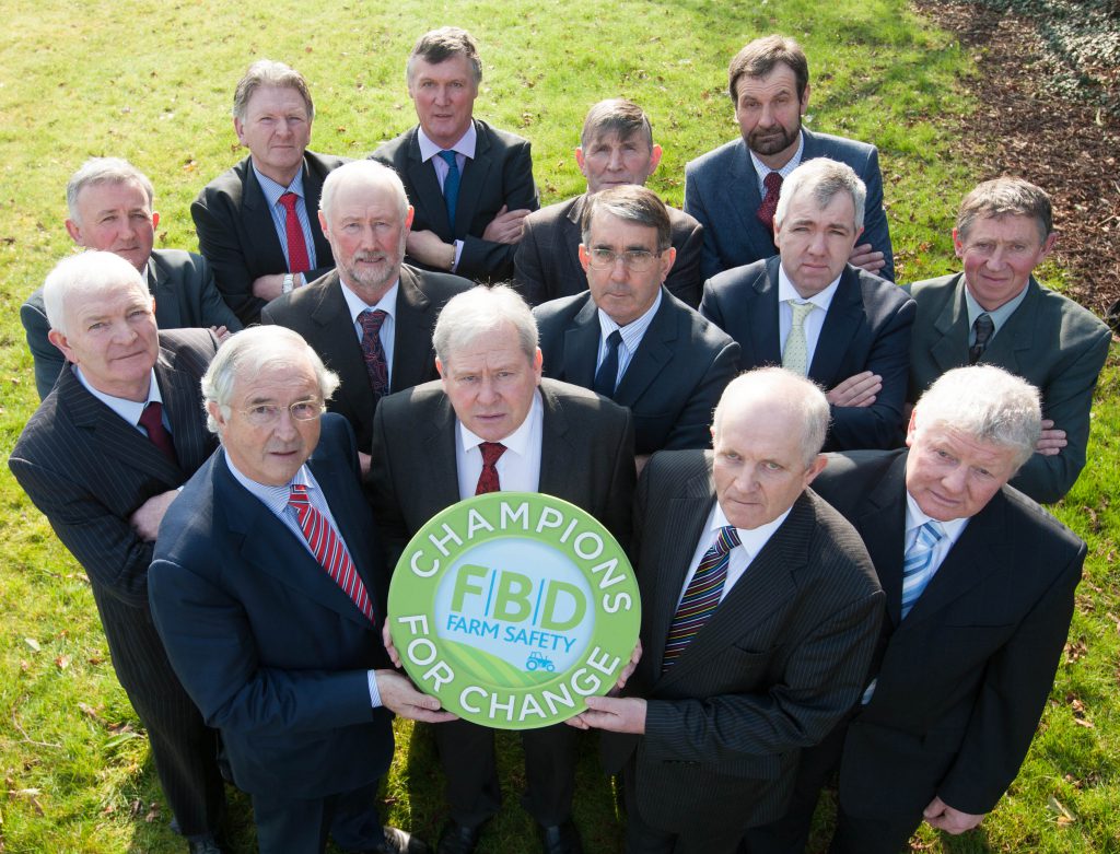 Chairmen and Board members of ICOS member dairy co-operatives (the Irish Co-operative Organisation Society) pictured with FBD Chairman Michael Berkery
