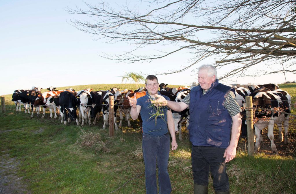 Moate farmers John Stone and his son Thomas