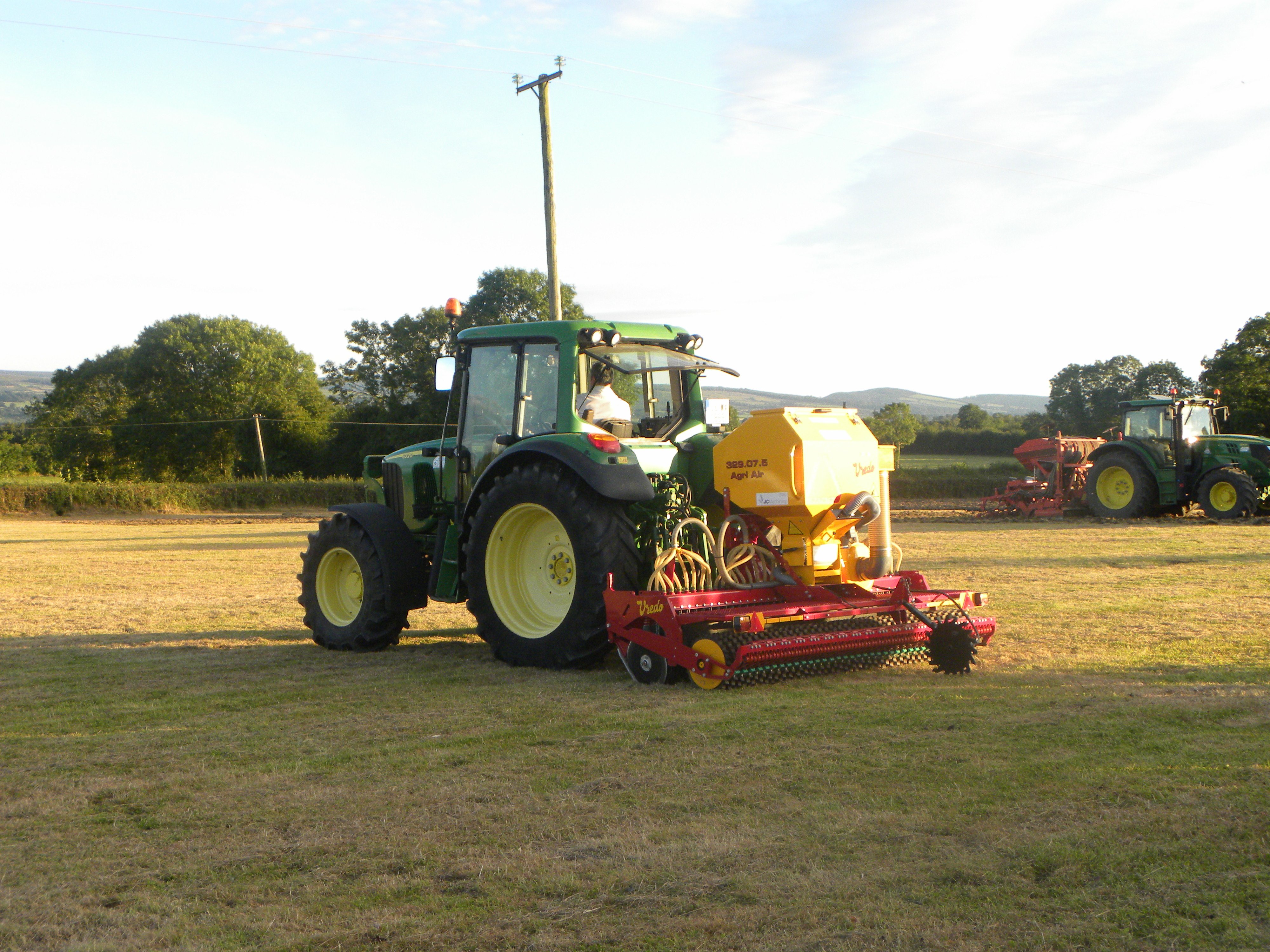 Vredo min-till in operation