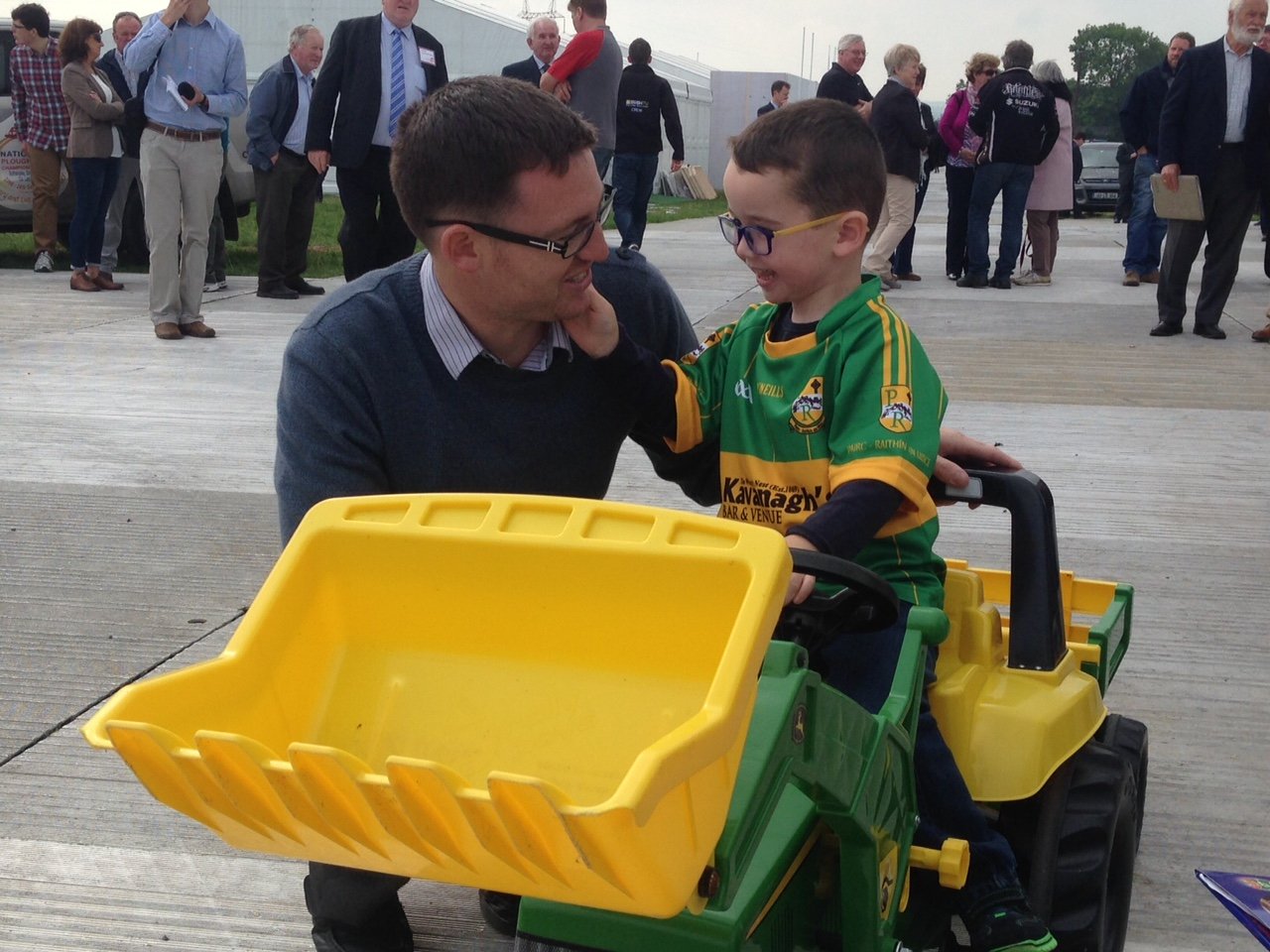 John Kelly (4) at the launch of the Ploughing.