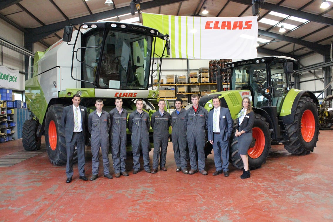 Apprentices Lawrence Ewart and Alexander Watson (both Rickerby), Ben Hyslop from Gordons and Scott McLaren from Sellars. From Ireland are Jamie Moore Stewart (Erwins) and Gavin Whelan (Farm Machinery).