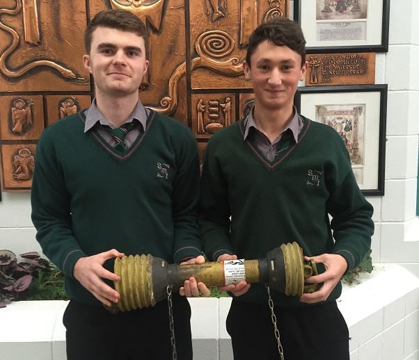 Brian Harnett and Roman Creeden from Scoil Mhuire agus Ide, Newcastle West.