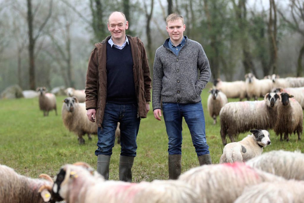 Flor McCarthy with his son Flor Jnr. Pic : Lorraine O’Sullivan