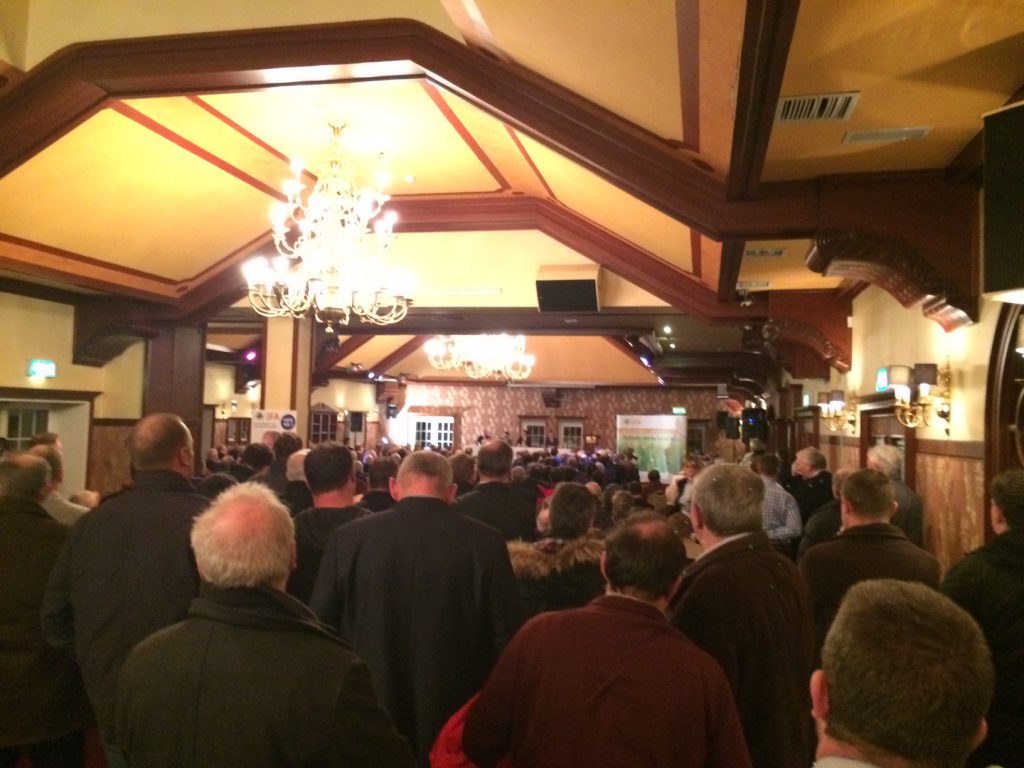 Standing room only at the back in Roscrea
