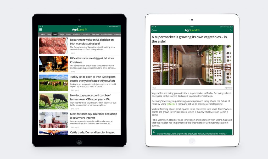 We’ve completely redesigned the layout on tablet devices to improve the reading experience