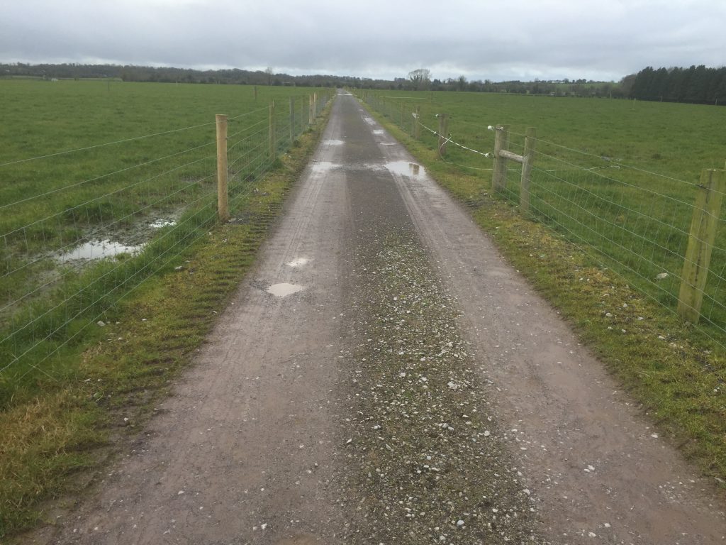 Typical roadway at Teagasc Grange.
