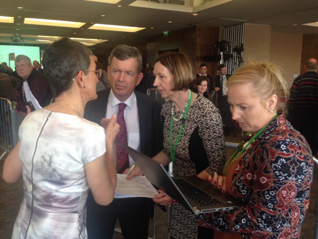 Brian Barry, of IFA at the count.