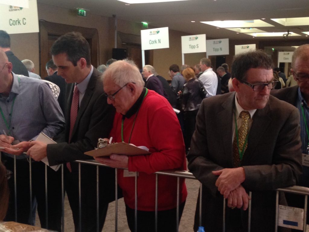 Joe Healy and Pat Farrell keeping an close eye on things
