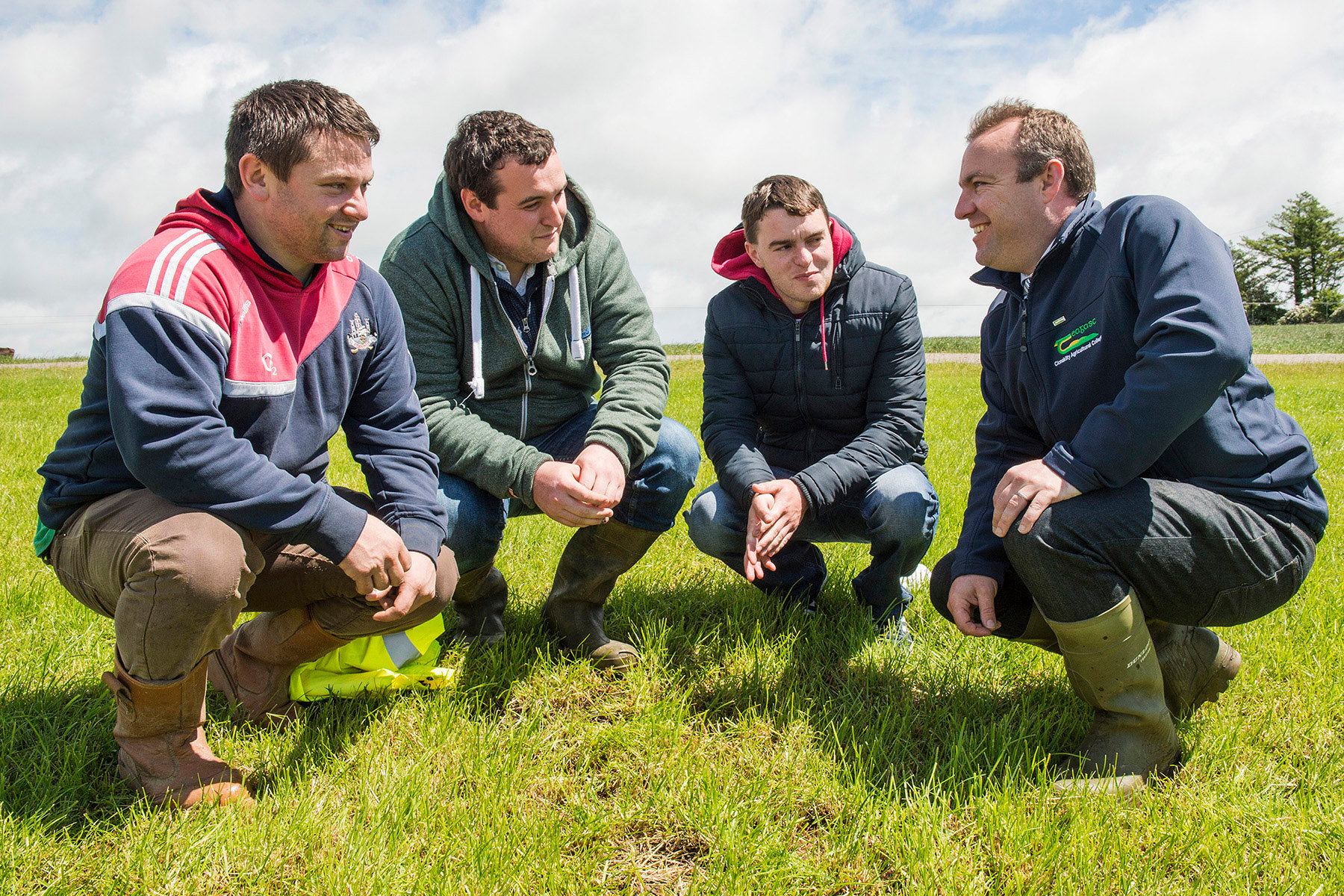 Pictured at a dairy open day in Clonakilty Agricultural College are Michael Leonard, Churchcross, Owen Doyle, Ian O’Connor, Killarney &amp; Keith Kennedy, Vice Principal. Photo O’Gorman Photography.
