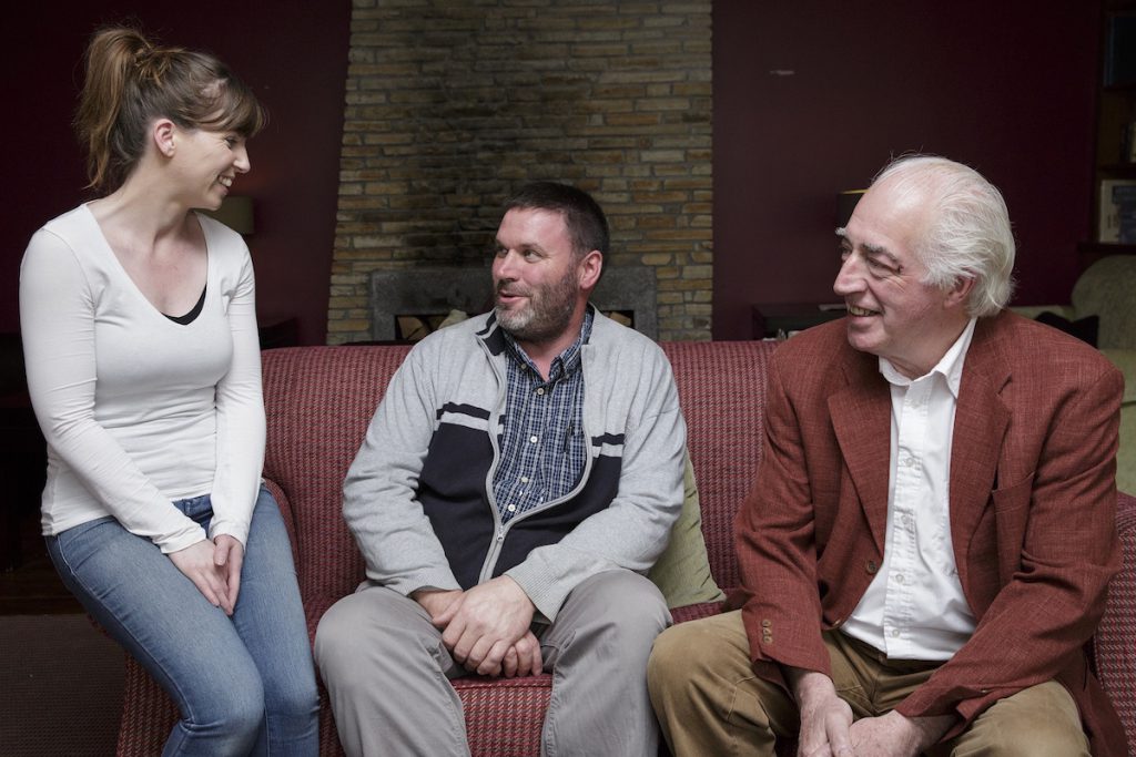 Caroline Dunne and Eugene McGrath (right), Market Street Veterinary Clinic, Tralee pictured with Robert Flahive, Castleview Vets Services, Listowel.