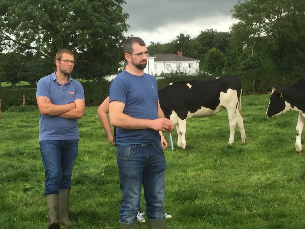 Brendan O’Gorman speaking at the farm walk