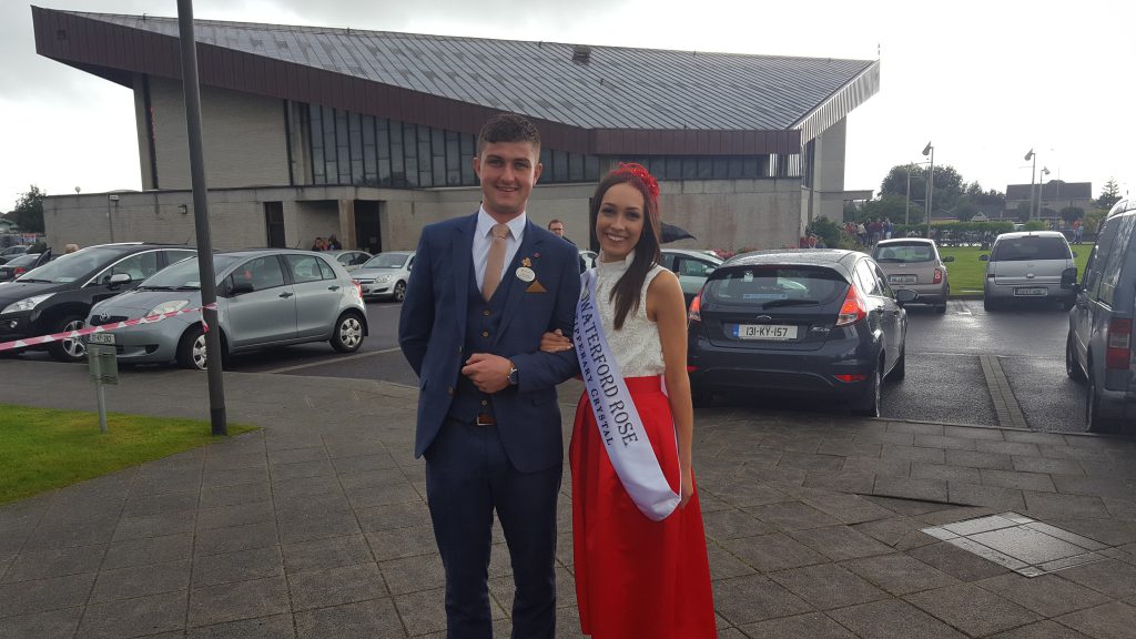 Evan Kelly with the Waterford Rose