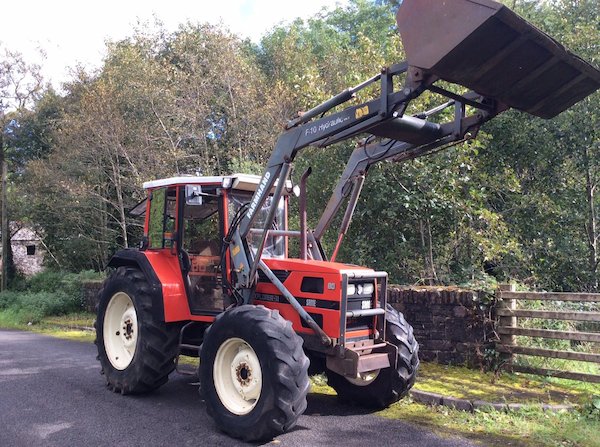 Same Explorer 80 with a Farmhand front loader Source: Donedeal