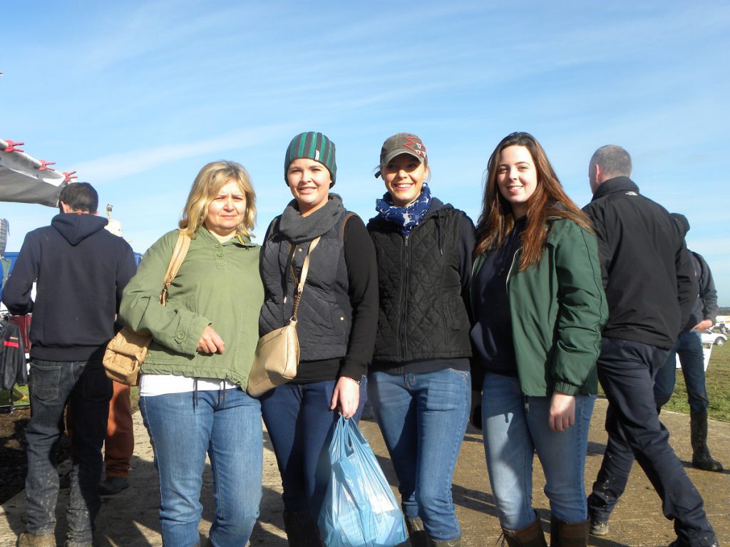 Denise Kilmartin, Fiona Finnerty, Susan Kilmartin and Laura Moran browsing the stalls on the final day of the event.