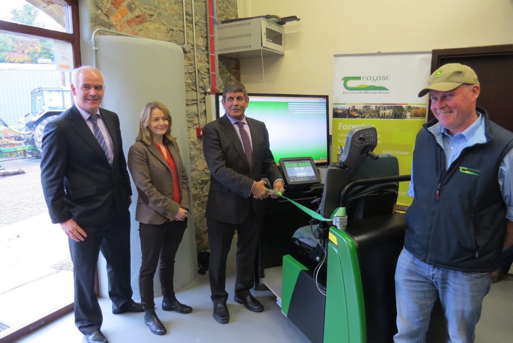 Pictured with Minister Andrew Doyle from L-R: John Kelly Principal ,Teagasc Agricultural College, Ballyhaise, Co. Cavan, Marianne Lyons and Arthur Kearns , forestry department of Ballyhaise Agricultural College