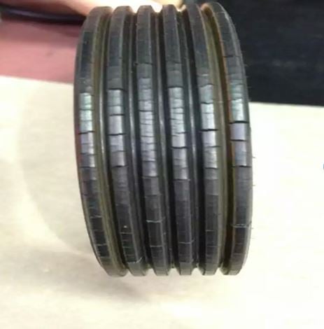 Visible cracks on a belt