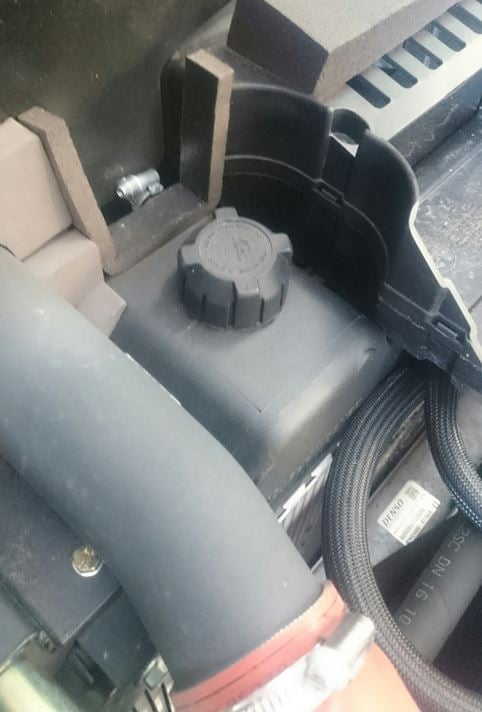 Take care opening any radiator or header tank cap due to high temperatures
