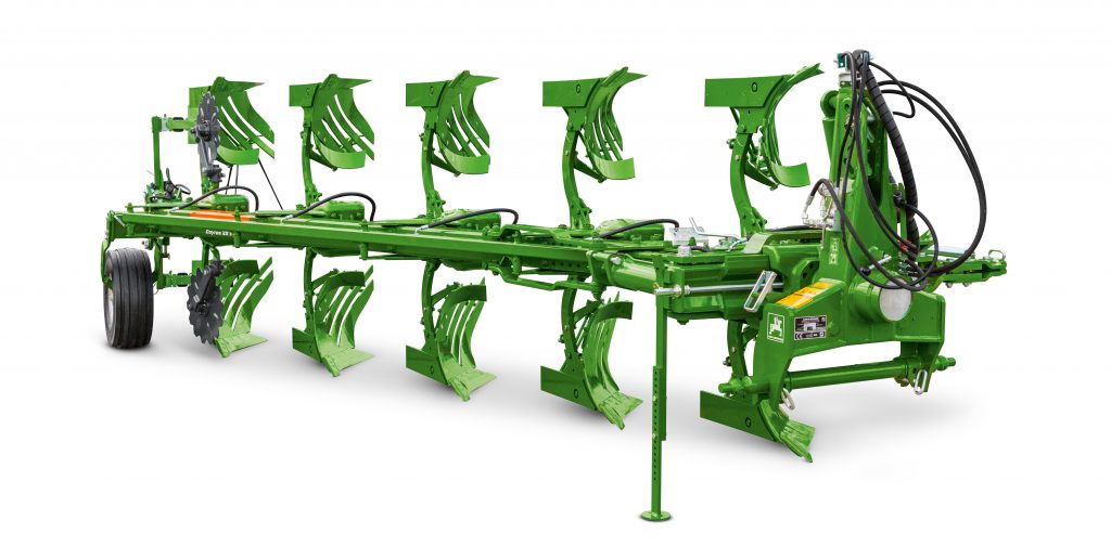 Amazone’s new Cayros offers spring or hydraulic stone protection.