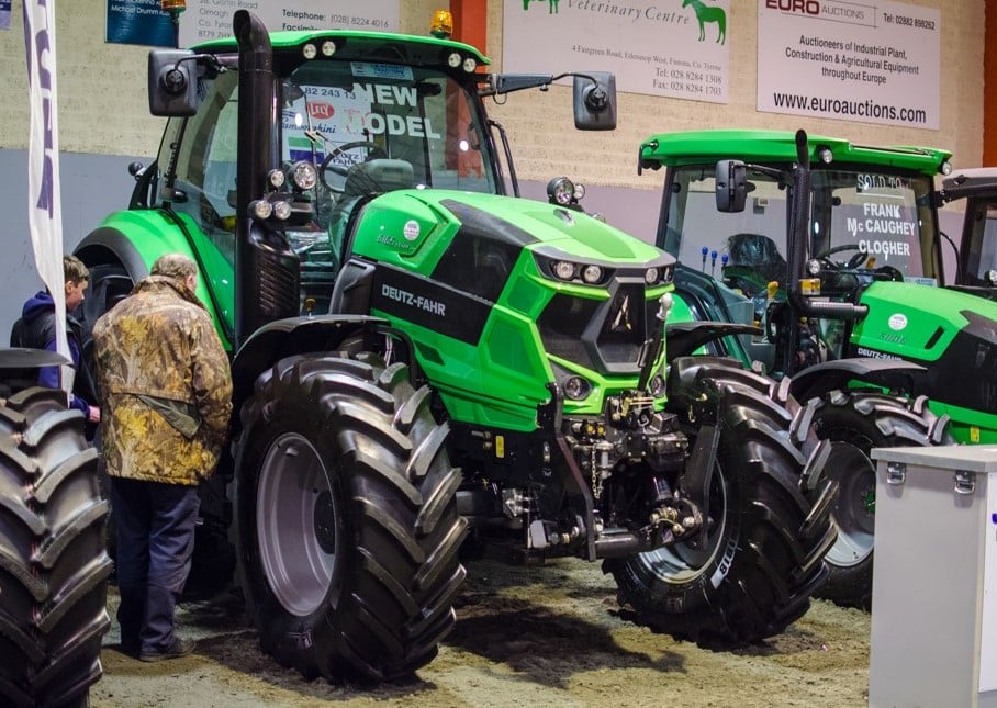 Deutz-Fahr’s new 6 Series tractor was one of the high-profile attractions.