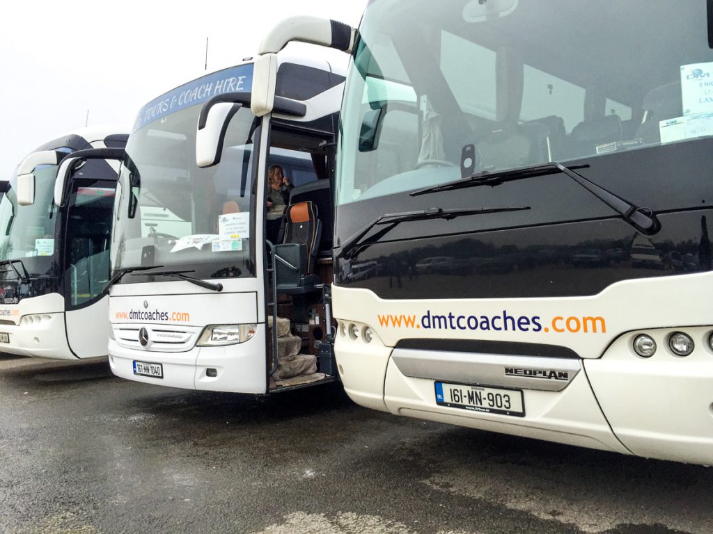 Some of the Irish coaches at LAMMA 2017.