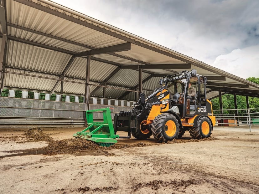 The 403 Agri is powered by a 35.5hp Kubota engine.