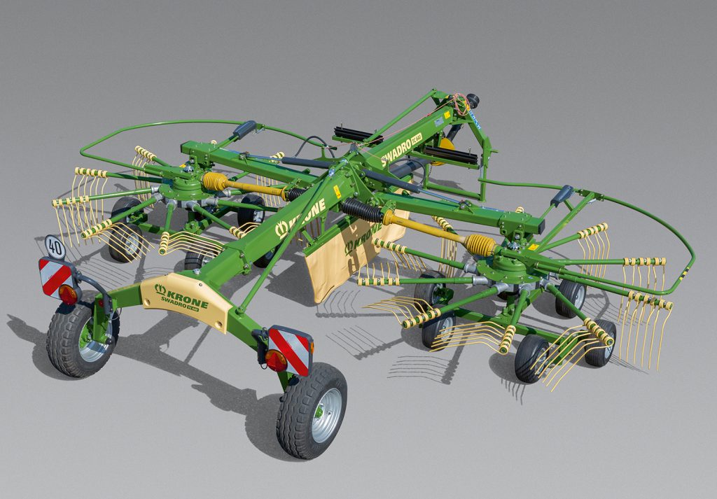 Krone’s new TC640 rake will be launched at the show.