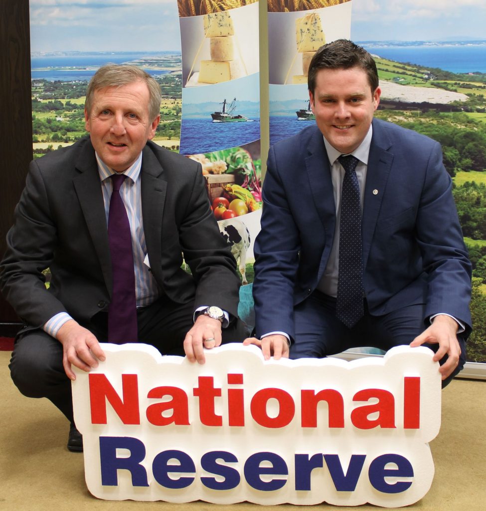 Minister Creed and Macra National President Sean Finan