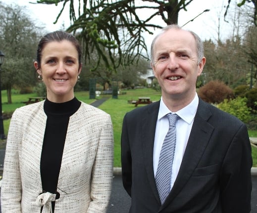 Senator Michelle Mulherin and IBEC’s Paul Kelly