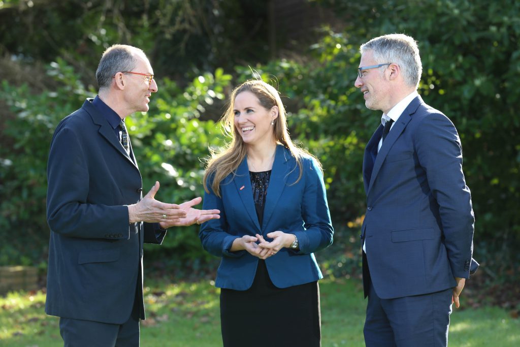 Dr. Matthew Crowe, ASA President, Mary Delaney and Professor Rogier Schulte Picture: Finbarr O’Rourke