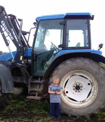 The tractor was stolen at approximately 10:20pm last night.