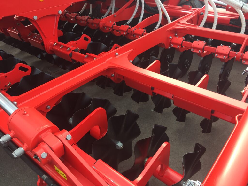 The ‘wave discs’ can be specified on Pottinger’s range of Terrasem seed drills
