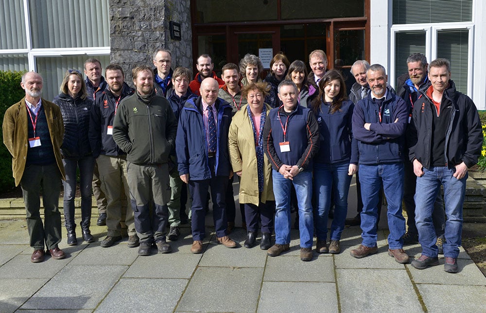 Members of the National Trust pictured at the recent AFBI-hosted Land Management Forum