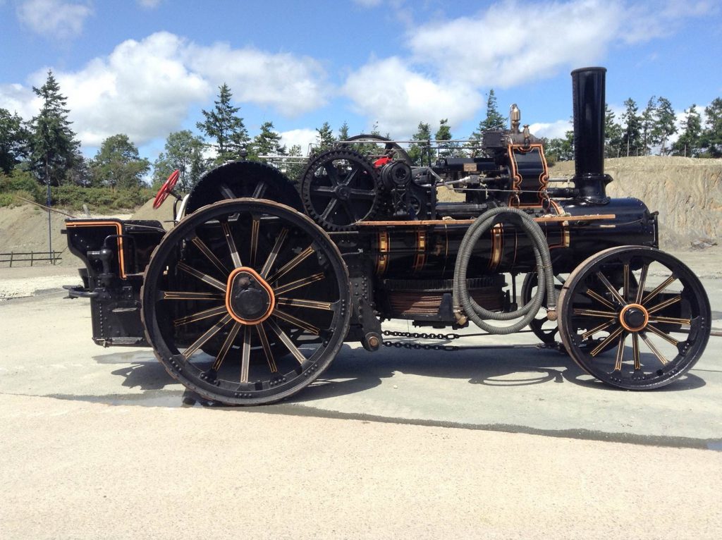 One of the John Fowler Ploughing Engines
