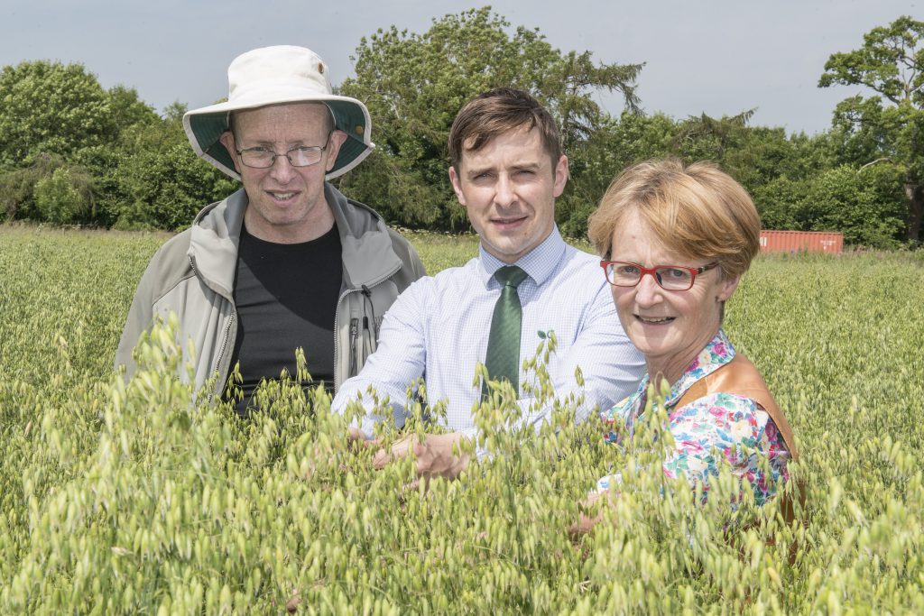 John Metcalfe, Agri Consultant, Tullow; Diarmuid Murphy, Germinal; and Deirdre Webb, DAFM. Image source: O’Gorman Photography