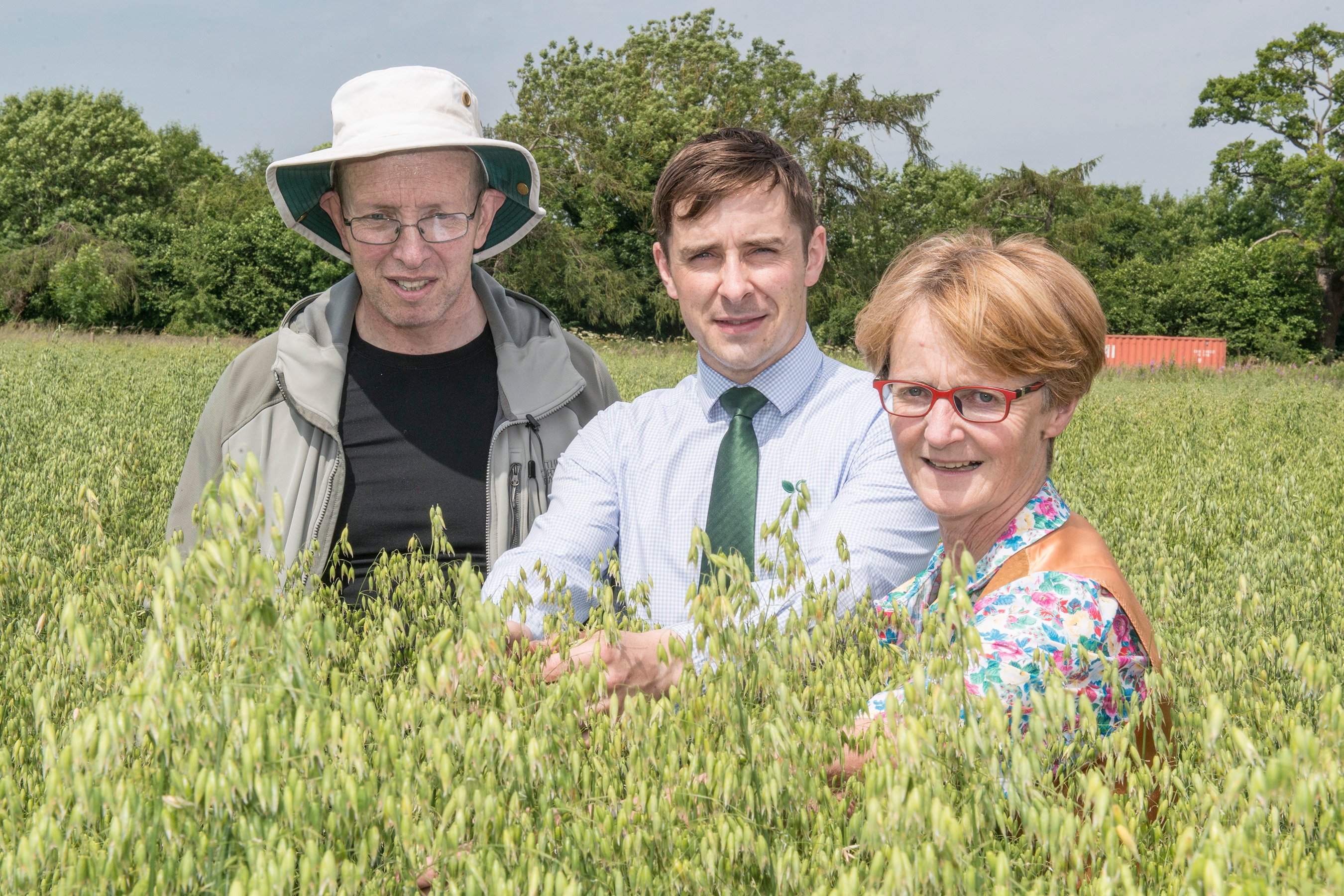 John Metcalfe, Agri Consultant, Tullow; Diarmuid Murphy, Germinal; and Deirdre Webb, DAFM. Image source: O’Gorman Photography