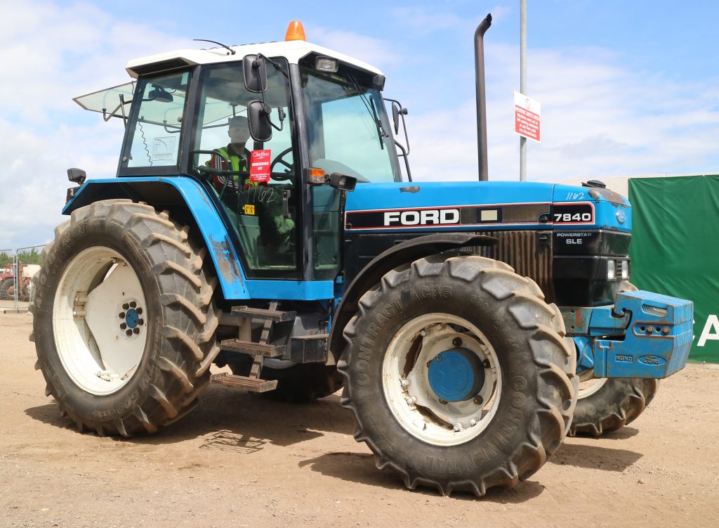 Better the devil you know: A Ford 7840 SLE, with no reserve, was snapped up for just €7,851