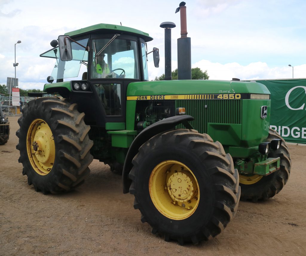 American muscle: This US-built John Deere 4650 commanded a reasonable price, considering its age. It made €12,337