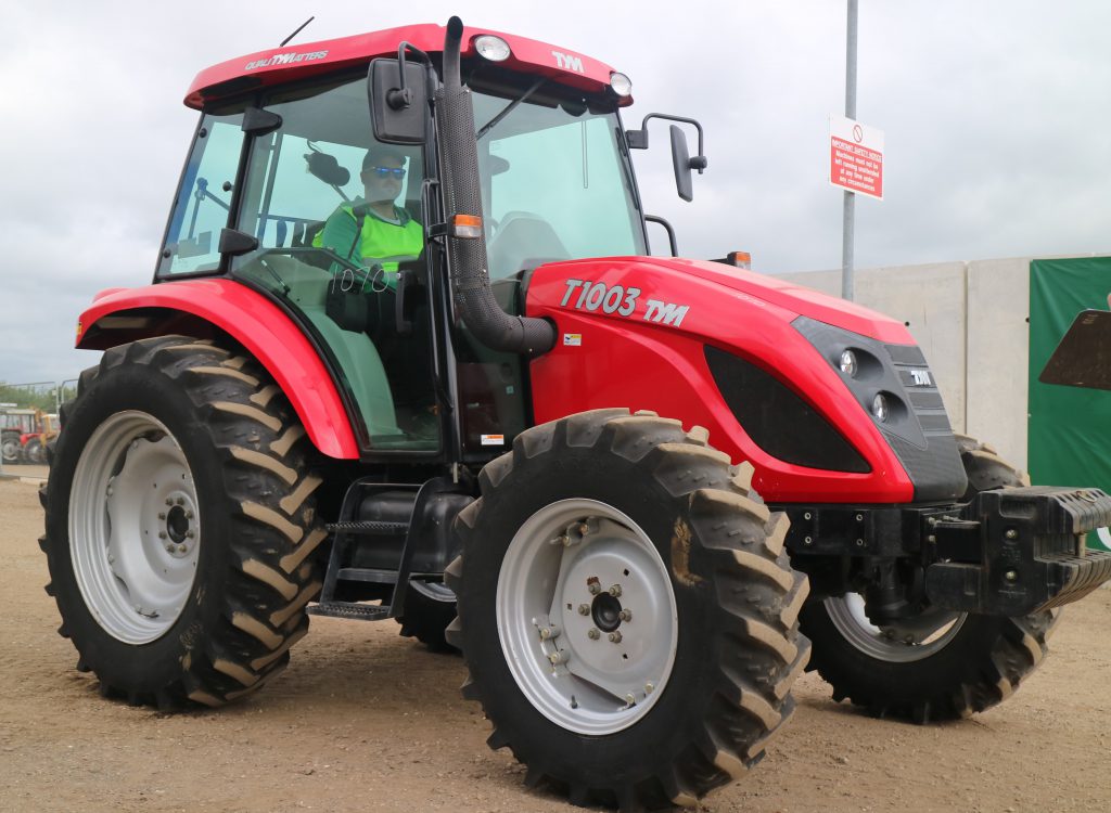 A very young and tidy TYM T1003 (4WD) with only 1,201 hours on the clock sold for €11,215