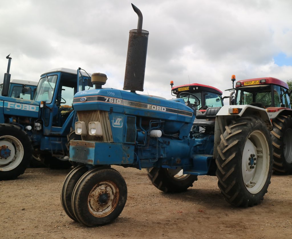 A rather unusual Ford 7610 ‘Row Crop’ just missed its reserve, with bids topping out at €5,600
