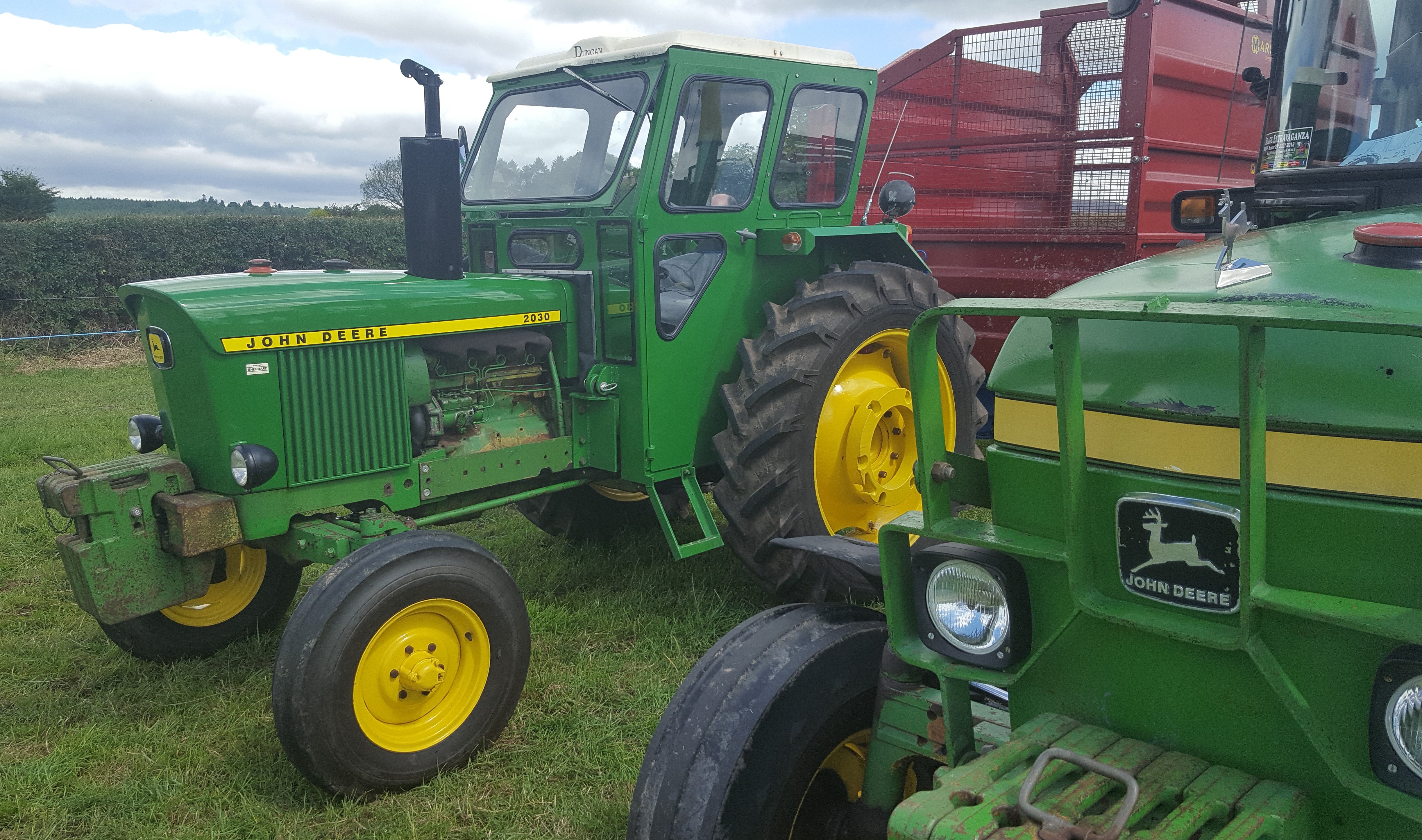 This sharp-looking 68hp John Deere 2030 was on silage-drawing duties. It was one of the oldest John Deere tractors working at the event; it was accompanied by a cluster of 50 Series models – all built in Mannheim (Germany)