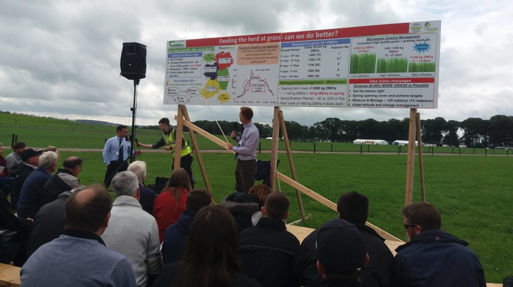 Teagasc’s Michael O’Donovan speaking at Moorepark ’17