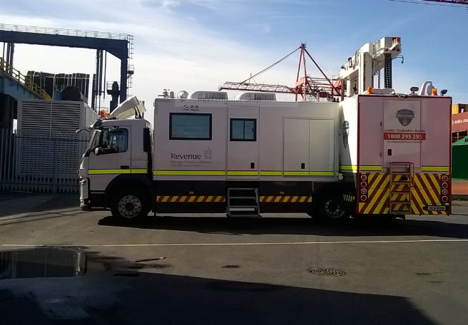 Revenue’s mobile x-ray scanner