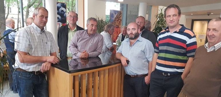 Members of the IFA delegation at the protest. Source: IFA