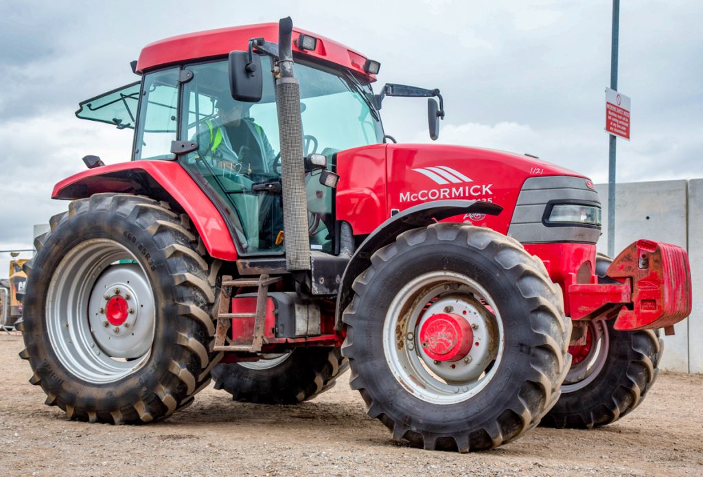 This 2004 McCormick MC135 (with air-conditioning, front suspension and weights) had 6,007 hours on the clock. It sold for a reasonable £13,800