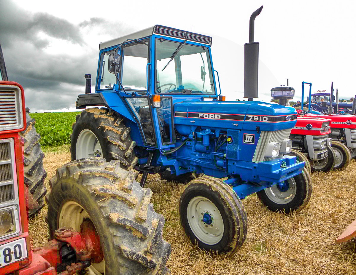 This Ford 7610 (Generation III), with its ‘square-cut’ AP cab, was a stunning sight at Harbour View. Once a very popular tractor, the 7610 might be more recognisable to some with the more costly Super Q cab. In any case, this tractor was a big seller here in Ireland, up until the arrival of its replacement – the 7740 – in the early 1990s